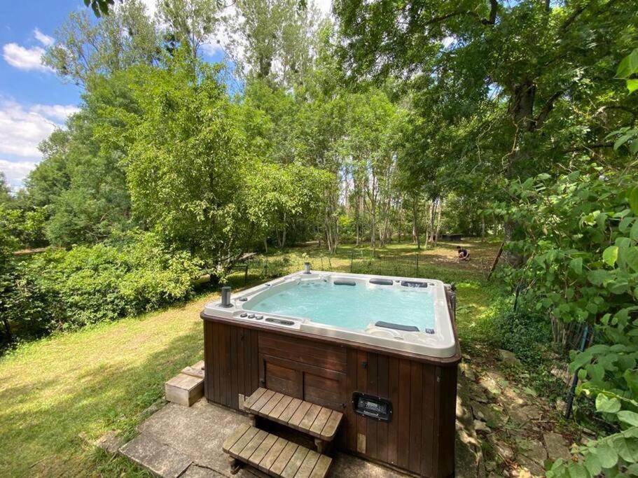 Magnifique Moulin Proche Chablis, Jacuzzi Et Riviere Villa Annay-sur-Serein Exteriör bild