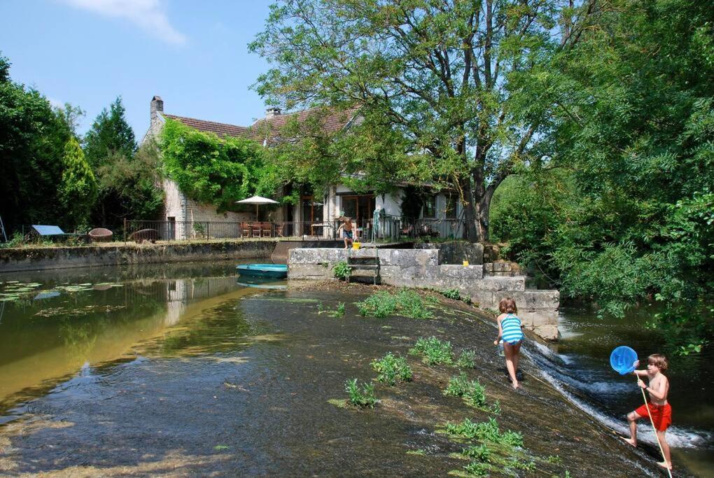Magnifique Moulin Proche Chablis, Jacuzzi Et Riviere Villa Annay-sur-Serein Exteriör bild