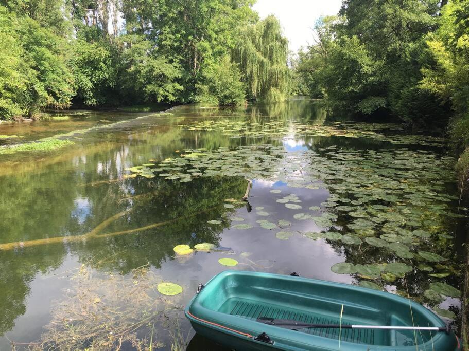 Magnifique Moulin Proche Chablis, Jacuzzi Et Riviere Villa Annay-sur-Serein Exteriör bild